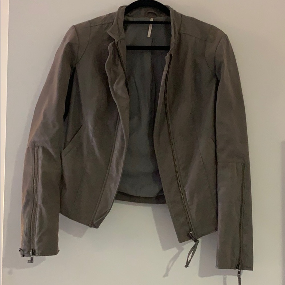Free People Leather Jacket
